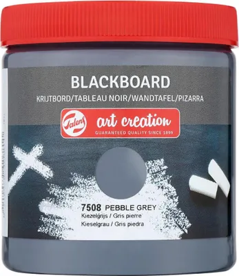 Image de Talens peinture pour tableau noir peinture à la craie 250 ml gris silex à base d'eau
