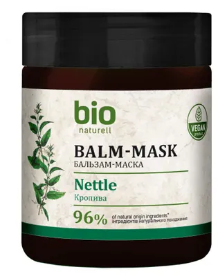 Produktbild von Bio Naturell, Bio Naturell, Brennnessel und Panthenol, Haarbehandlungscrememaske, regenerierend, 480 ml