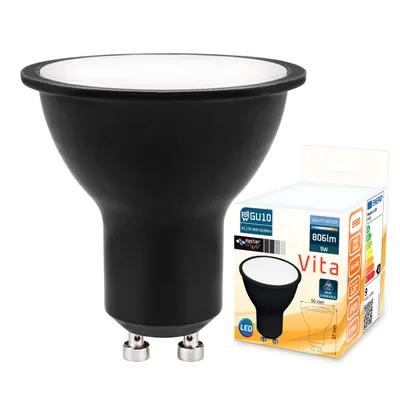 Produktbild von MasterLED – Leuchtmittel – Sockel GU10 – 2700 K Warmweiß – 900 lm – 9 W – SMD 2835 – gu10 warmweiß – gu10 led 230v – gu10 led 120 grad – Vita