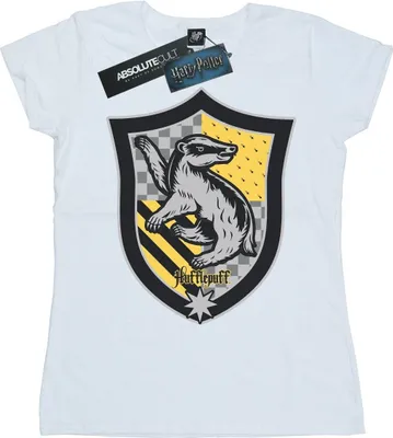 Produktbild von Harry Potter - "Hufflepuff" T-Shirt für Damen BI23560 (XXL) (Weiß)