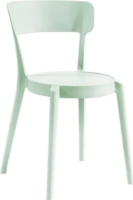 Image de Chaise de restaurant en POLYPROPYLENE VERT pour Exterieur