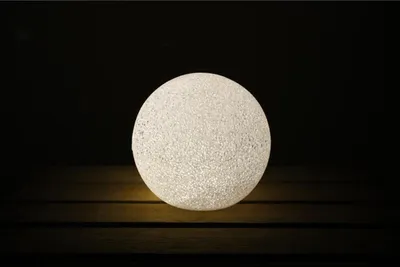 Produktbild von 9x Leuchtkugel LED Weiß 18cm Kugelleuchte Dekoleuchte Tischlampe Lampe Dekolicht Ball