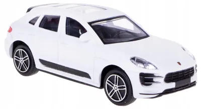 Produktbild von Bburago Porsche Macan Modellauto Metall 1:43 Weiß