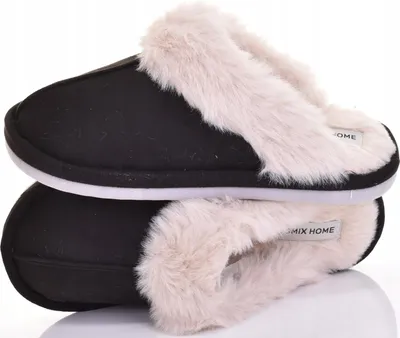 Obrázek produktu pro Dámské pantofle s kožešinou, velikost 36-41