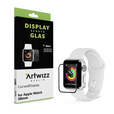 Obrázok produktu pre Artwizz CurvedDisplay (ochrana skla) pre Apple Watch 1-3 38 mm