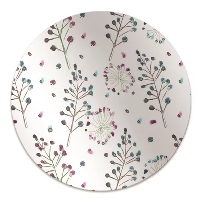 Obrázek produktu pro Kulatá ochranná podložka pod podlahu - Ochranná podložka pod židli - Podložka pod podlahu - 140x100 cm - Květiny