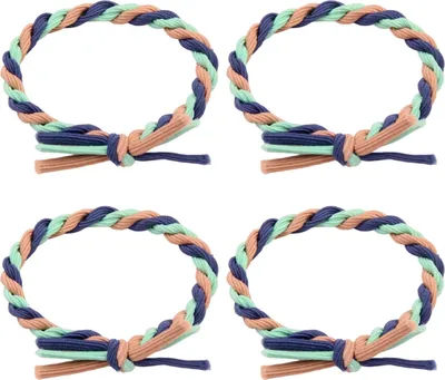 Produktbild von Stück Elastische Haargummis,Stylisch geflochtener Kinder Haargummi mit starkem Halt,Haargummis für Mädchen und Frauen,Haarschmuck Zopfgummi Haare Ringe Elastische Haarbänder Gummibänder