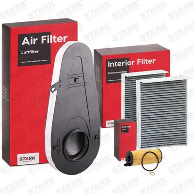 Produktbild von STARK Filterset Inspektionspaket Filtersatz für BMW 5 Touring (F11) 5 Limousine (F10) 7 (F01, F02, F03, F04) 5 GT (F07)
