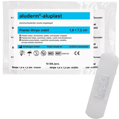 Produktbild von Wundpflaster aluplast 1,9 x 7,2 cm (B x L) aluplast 1,9 x 7,2 cm (B x L)