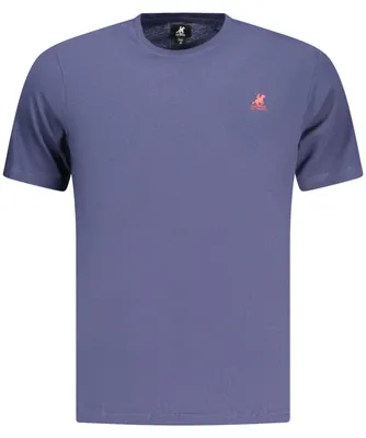 Produktbild von Blaues Herren T-Shirt mit Rundhals & Druck – Stilvoll & Komfortabel