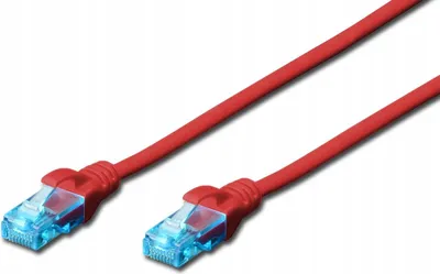 Produktbild von Patchkabel DIGITUS UTP Kat. 5e 1,5 m PVC rot