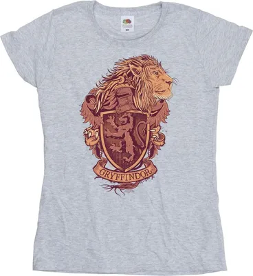 Produktbild von Harry Potter - "Gryffindor" T-Shirt für Damen BI24225 (XL) (Grau)
