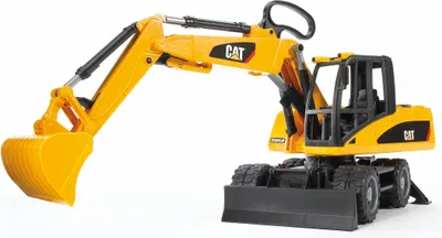 Produktbild von bruder Bruder 02445 CAT Mobilbagger, ab 4-8 Jahren, Maße: 44 x 17 x 27 cm, Kunststoff