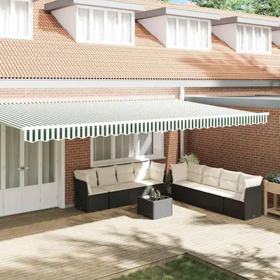 Immagine prodotto di Sostituzione della mantovana per tenda Verde e Bianco 6 m