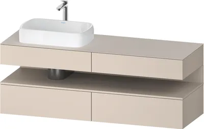 Produktbild von DURAVIT QA4777083830000 QAT KWTU WH Eck 1600x550x600 Tp. Smt