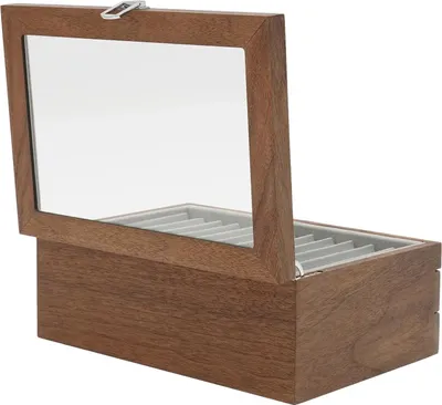 Obrázek produktu pro Organizér na tužky, 34 přihrádek, elegantní design, hnědý