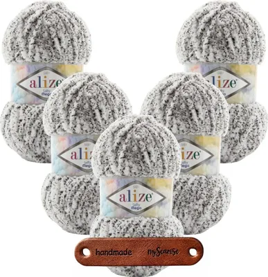 Produktbild von 5 x ALIZE Softy Mega 686 mit Label