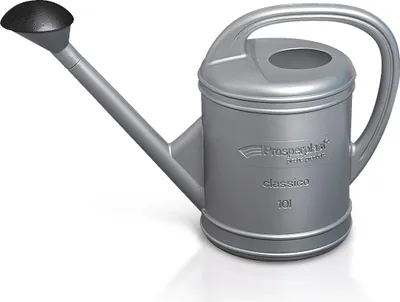 Produktbild von Prosperplast Garten-Gießkanne, Silber, Kunststoff, One Size, herausnehmbares Sieb, UV-beständig, besonders robust, großer, robuster Griff