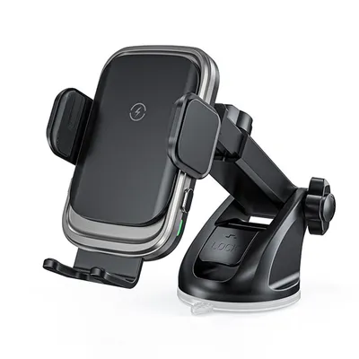 Produktbild von 15W Auto Handyhalterung Wireless Charger für Auto Lüftungsgitter, Qi Schnellladung, 360° Drehbar