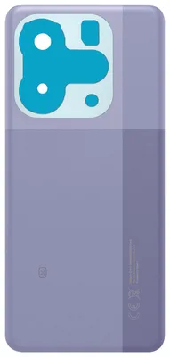 Image de Clappio, couvercle de batterie de rechange pour Redmi Note 14 5G avec dos adhésif, violet