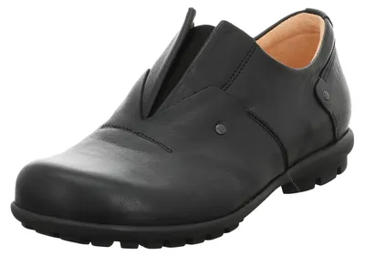 Produktbild von Think! Herren KONG chromfrei gegerbte nachhaltige Halbschuhe, SCHWARZ 0000