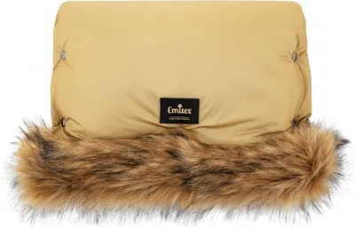 Produktbild von Winterhülle für Kinderwagen LUXURY mit Fell Goldene