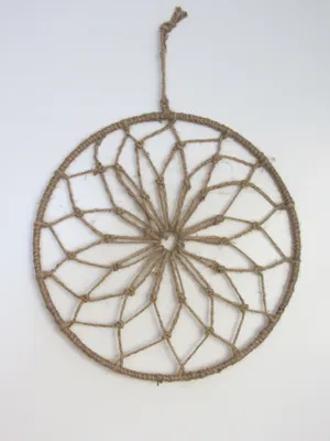 Produktbild von Makramee Loop 28cm mit Flechtmuster
