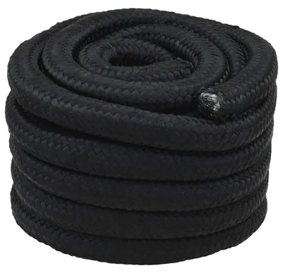 Zdjęcie produktu dla vidaXL Lina do butów, 3 mm, 10 m, czarna, PP