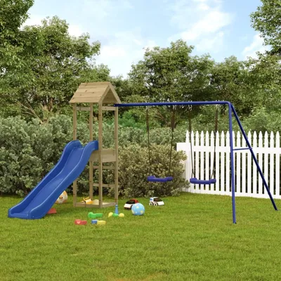 Produktbild von Möbel Spielturm Imprägniertes Kiefernholz - Schaukeln 3155860