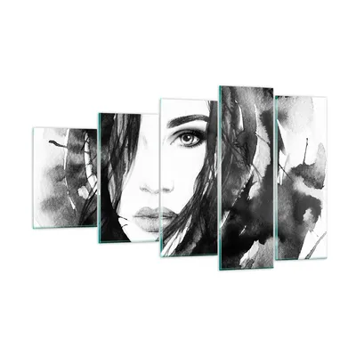 Produktbild von Bilder auf glas - Schmuck Dame Kleid Eleganz - 100x60cm - Glasbilder - Wandbilder - Kunstdruck - zum Aufhängen bereit - Wanddekoration aus Glas - Glas Bilder - Wandbild auf Glas - GEG100x60-3097
