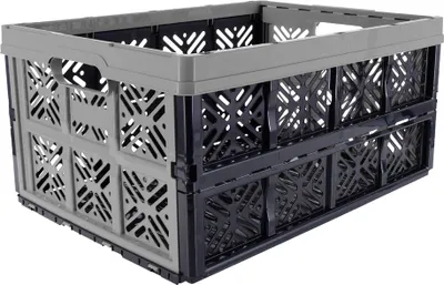 Produktbild von keeeper Ida Klappbox, nordic-grey, 32 Liter, Kunststoff, 16 kg Tragkraft, rechteckig, ergonomische Griffe