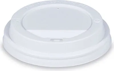 Produktbild von 200x Domdeckel weiß für Pappbecher WX-762.. WX-766.. WX-768.. mit 90 mm Ø