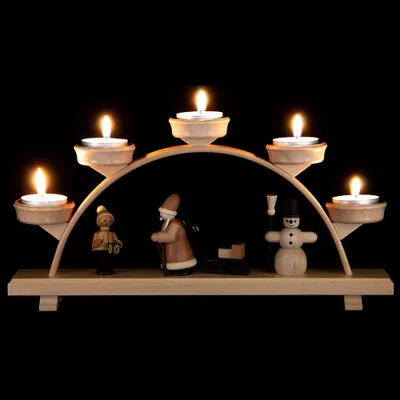 Produktbild von Schwibbogen Weihnachtszeit, natur (32,5x16cm) von Spielwarenmacher Günther
