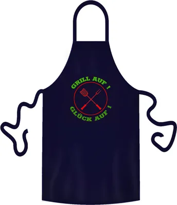 Produktbild von TE-Trend Grillschürzen Kochschürzen Gastronomie Qualität Männer Spruchschürze Spruch Spruchartikel Grill auf  Glück auf