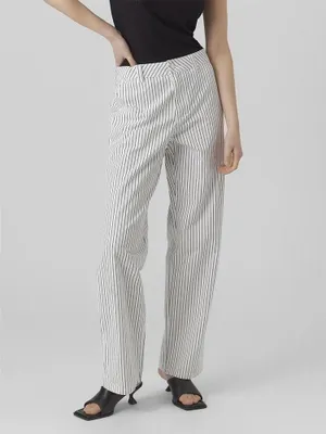 Produktbild von Vero Moda Carly Mr Stripe Hosen Grau M / 32 Damen Grau M