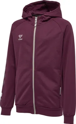 Produktbild von HUMMEL hmlMOVE GRID Baumwolle ZIP HOODIE KIDS - grapewine grapewine 140