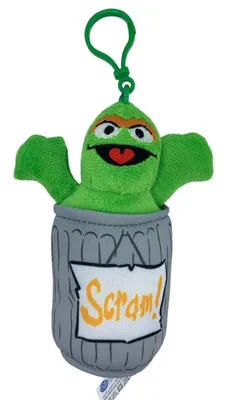 Zdjęcie produktu dla Uchwyt do torebek Sesame Street Oscar, 15 cm