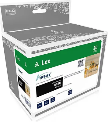 Produktbild von Astar Schwarz Tonerpatrone (entspricht: Lexmark 80C2HK0)