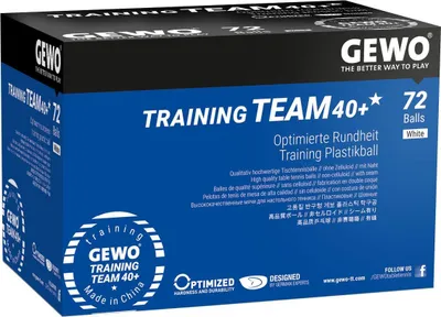 Produktbild von Tischtennisball GEWO Training Team 72er Pack, 1 Stern Ping Pong Bälle