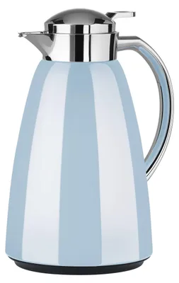 Produktbild von EMSA Isolierkanne Campo Quick Tip 1l pastelblau, 1 l, Blau, Acrylnitril-Butadien-Styrol (ABS), Edelstahl, 180 mm, 152 mm, 250 mm