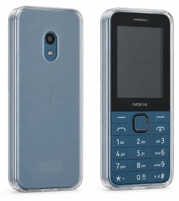 Obrázok produktu pre caseroxx ochranný kryt TPU kompatibilný s Nokia 225 4G (2024), priehľadné gumové puzdro na mobilný telefón, Obrázok generovaný UI