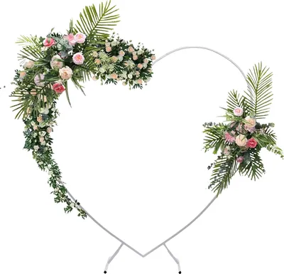 Produktbild von Hochzeitsbogen, Metallkonstruktion, DIY Ballon- und Blumenständer, L, WEISS