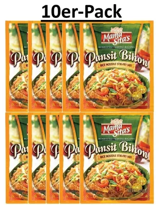 Produktbild von 10er-Pack Mama Sita's Würzmischung für Reisnudelpfanne Pansit Bihon 40g