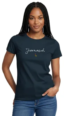 Produktbild von Spreadshirt Janosch Tigerente Signatur Schriftzug Frauen T-Shirt, XL, Navy