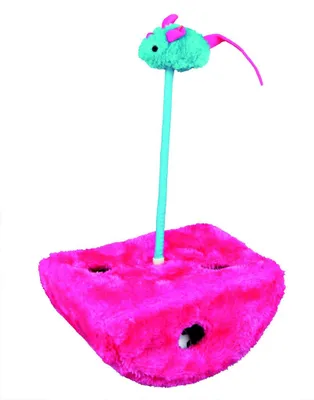 Produktbild von Trixie Spielschaukel mit Plüschmaus & Rasselball, 20 × 33 × 14 cm
