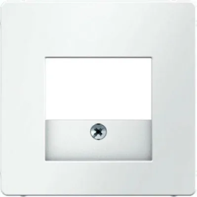 Image de Berker 6810336089 Pièce centrale pour prise TDO blanc polaire velours Berker Q.1/Q.3