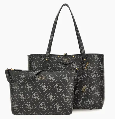 Obrázok produktu pre GUESS Dámska taška cez rameno Eco Brenton Coal Logo