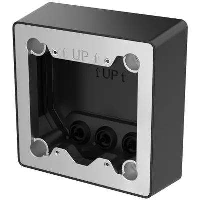 Produktbild von AXIS TI8602 - Kameragehäuse - geeignet für Wandmontage - Innenbereich, Außenbereich - Schwarz - für Axis I8016-LVE