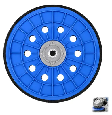 Obrázek produktu pro Brusná kotouč 225 mm, lepicí podložka s 10 otvory, závit M14
