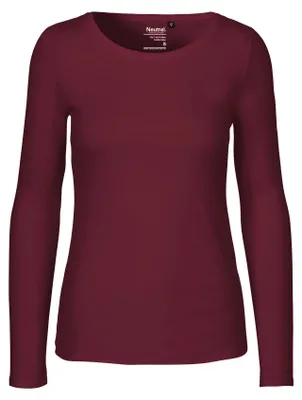 Image de Neutre - T-shirt à manches longues pour femmes LT2916 (XS) (bordeaux)